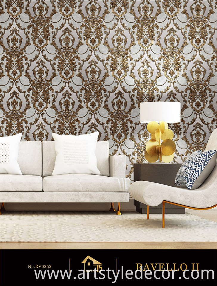 pvc wallpaper for bedroom